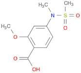 Benzoic acid, 2-methoxy-4-[methyl(methylsulfonyl)amino]-