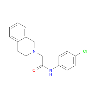 2(1H)-Isoquinolineacetamide, N-(4-chlorophenyl)-3,4-dihydro-