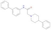 1-Piperidineacetamide, N-[1,1'-biphenyl]-3-yl-4-phenyl-