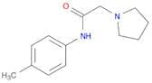 1-Pyrrolidineacetamide, N-(4-methylphenyl)-