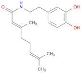 2,6-Octadienamide, N-[2-(3,4-dihydroxyphenyl)ethyl]-3,7-dimethyl-, (E)-