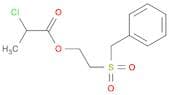 Propanoic acid, 2-chloro-, 2-[(phenylmethyl)sulfonyl]ethyl ester