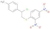 Benzene, 1-[[2-chloro-2-(4-methylphenyl)ethyl]thio]-2,4-dinitro-