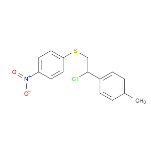 Benzene, 1-[[2-chloro-2-(4-methylphenyl)ethyl]thio]-4-nitro-
