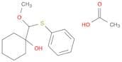Cyclohexanol, 1-[methoxy(phenylthio)methyl]-, acetate