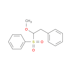 Benzene, [(1-methoxy-2-phenylethyl)sulfonyl]-