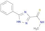1H-1,2,4-Triazole-3-carbothioamide, N-methyl-5-phenyl-