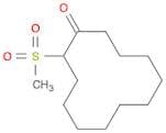 Cyclododecanone, 2-(methylsulfonyl)-
