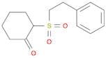 Cyclohexanone, 2-[(2-phenylethyl)sulfonyl]-