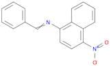 1-Naphthalenamine, 4-nitro-N-(phenylmethylene)-