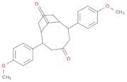 Bicyclo[5.3.1]undecane-4,11-dione, 2,6-bis(4-methoxyphenyl)-