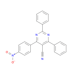 4-(4-Nitrophenyl)-2,6-diphenylpyrimidine-5-carbonitrile