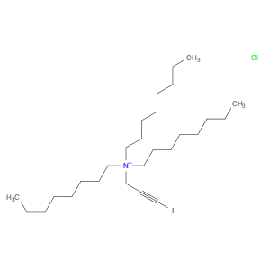 1-Octanaminium, N-(3-iodo-2-propynyl)-N,N-dioctyl-, chloride