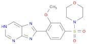 Morpholine, 4-[[3-methoxy-4-(1H-purin-8-yl)phenyl]sulfonyl]-