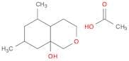 1H-2-Benzopyran-8a(3H)-ol, hexahydro-5,7-dimethyl-, acetate