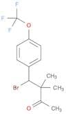 2-Butanone, 4-bromo-3,3-dimethyl-4-[4-(trifluoromethoxy)phenyl]-