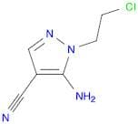 1H-Pyrazole-4-carbonitrile,5-amino-1-(2-chloroethyl)-