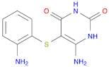 2,4(1H,3H)-Pyrimidinedione, 6-amino-5-[(2-aminophenyl)thio]-