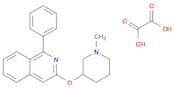 Isoquinoline, 3-[(1-methyl-3-piperidinyl)oxy]-1-phenyl-, ethanedioate