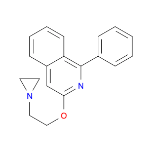 Isoquinoline, 3-[2-(1-aziridinyl)ethoxy]-1-phenyl-
