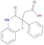 2H-1,4-Benzothiazine-2-acetic acid, 3,4-dihydro-3-oxo-2-phenyl-