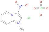Imidazo[1,2-a]pyridinium, 2-chloro-1-methyl-3-nitro-, perchlorate