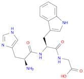 2-((S)-2-((S)-2-Amino-3-(1H-imidazol-4-yl)propanamido)-3-(1H-indol-3-yl)propanamido)acetic acid