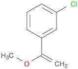 Benzene, 1-chloro-3-(1-methoxyethenyl)-
