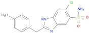 1H-Benzimidazole-5-sulfonamide, 6-chloro-2-[(4-methylphenyl)methyl]-
