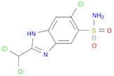 1H-Benzimidazole-5-sulfonamide, 6-chloro-2-(dichloromethyl)-