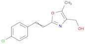 4-Oxazolemethanol, 2-[2-(4-chlorophenyl)ethenyl]-5-methyl-
