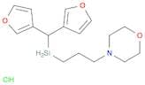 Morpholine, 4-[3-(di-3-furanylmethylsilyl)propyl]-, hydrochloride