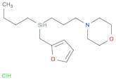 Morpholine, 4-[3-(butyl-2-furanylmethylsilyl)propyl]-, hydrochloride