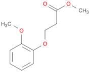 Propanoic acid, 3-(2-methoxyphenoxy)-, methyl ester