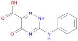 1,2,4-Triazine-6-carboxylic acid, 2,5-dihydro-5-oxo-3-(phenylamino)-