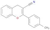 4H-1-Benzopyran-3-carbonitrile, 2-(4-methylphenyl)-