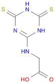 Glycine,N-(1,4,5,6-tetrahydro-4,6-dithioxo-1,3,5-triazin-2-yl)- (9CI)