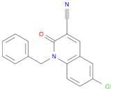 3-Quinolinecarbonitrile, 6-chloro-1,2-dihydro-2-oxo-1-(phenylmethyl)-
