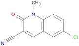 3-Quinolinecarbonitrile, 6-chloro-1,2-dihydro-1-methyl-2-oxo-