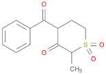 2H-Thiopyran-3(4H)-one, 4-benzoyldihydro-2-methyl-, 1,1-dioxide