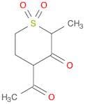 2H-Thiopyran-3(4H)-one, 4-acetyldihydro-2-methyl-, 1,1-dioxide