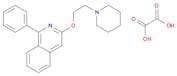 Isoquinoline, 1-phenyl-3-[2-(1-piperidinyl)ethoxy]-, ethanedioate