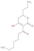 2H-Pyran-2-one, 5,6-dihydro-4-hydroxy-3-(1-oxoheptyl)-6-propyl-