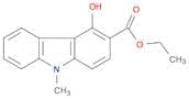 9H-Carbazole-3-carboxylic acid, 4-hydroxy-9-methyl-, ethyl ester