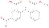 Benzoic acid, 2-[[2-(methoxycarbonyl)phenyl]amino]-5-nitro-