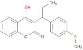2H-1-Benzopyran-2-one, 4-hydroxy-3-[1-[4-(methylthio)phenyl]propyl]-