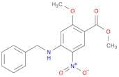 Benzoic acid, 2-methoxy-5-nitro-4-[(phenylmethyl)amino]-, methyl ester