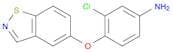 Benzenamine, 4-(1,2-benzisothiazol-5-yloxy)-3-chloro-