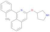 Isoquinoline, 1-(2-methylphenyl)-3-(3-pyrrolidinyloxy)-
