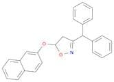 Isoxazole, 3-(diphenylmethyl)-4,5-dihydro-5-(2-naphthalenyloxy)-
